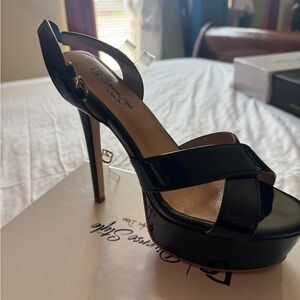 Sophisticated Black Platform Heels